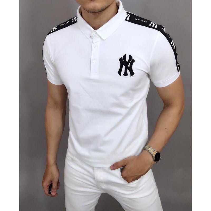 Áo Thun Nam Cao Cấp Polo Logo Thêu