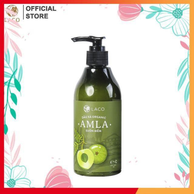 Dầu Xả Laco ORGANIC AMLA [FREE SHIP] giúp tóc suôn mềm, hỗ trợ ngăn rụng tóc