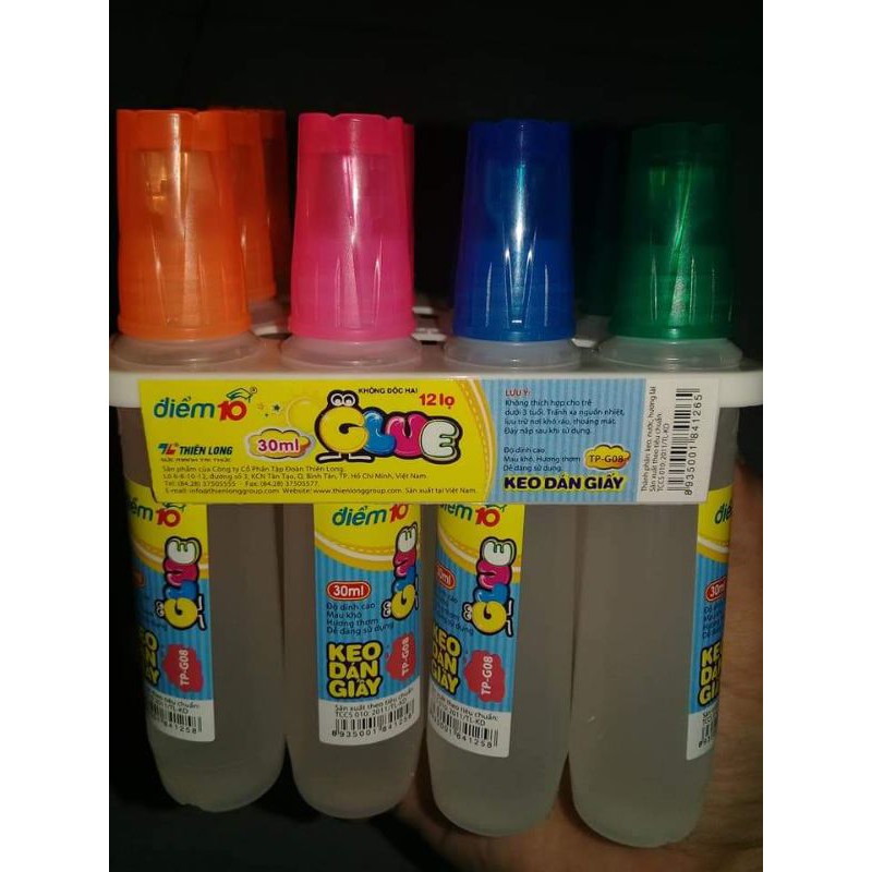 Hồ Nước dán giấy , làm slime,....