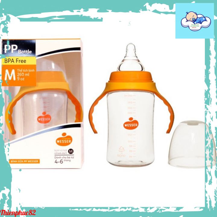 Bình sữa wesser 260ml