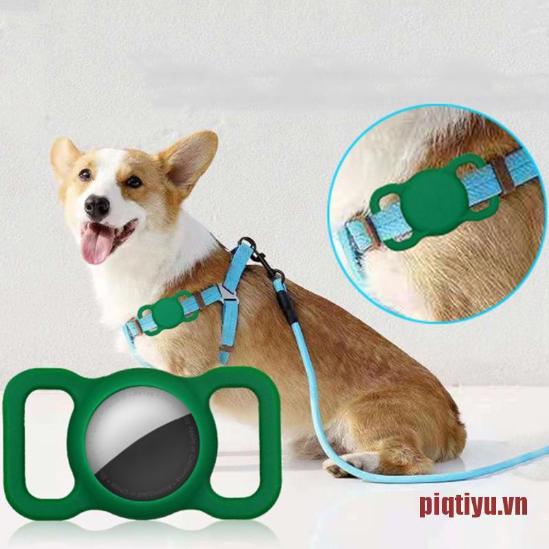 PIQT Pet Silicone Protective Case for GPS Finder Dog Cat Collar Loop Compatible