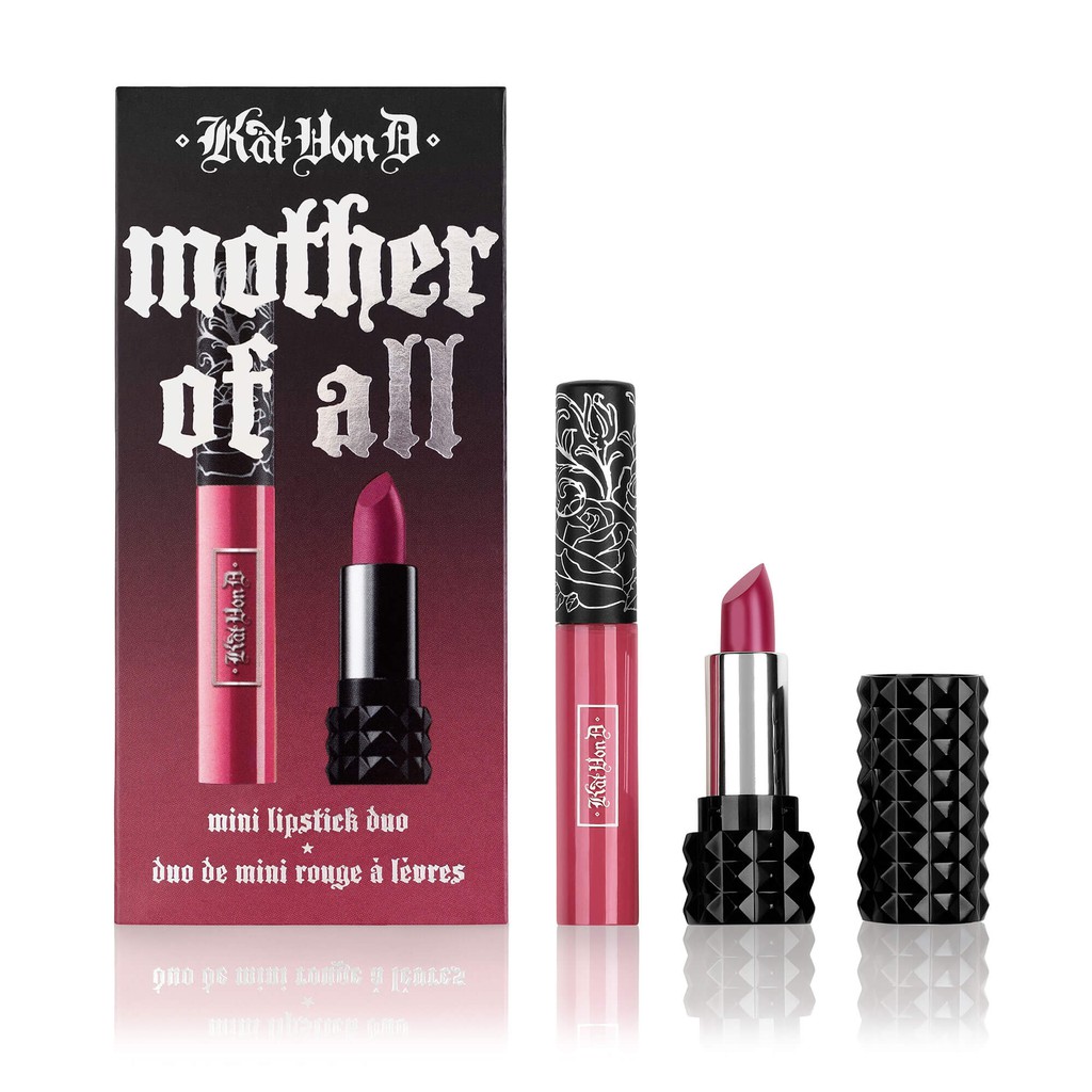 Set son kem lì - son thỏi lâu trôi -Mother of all Kat Von D