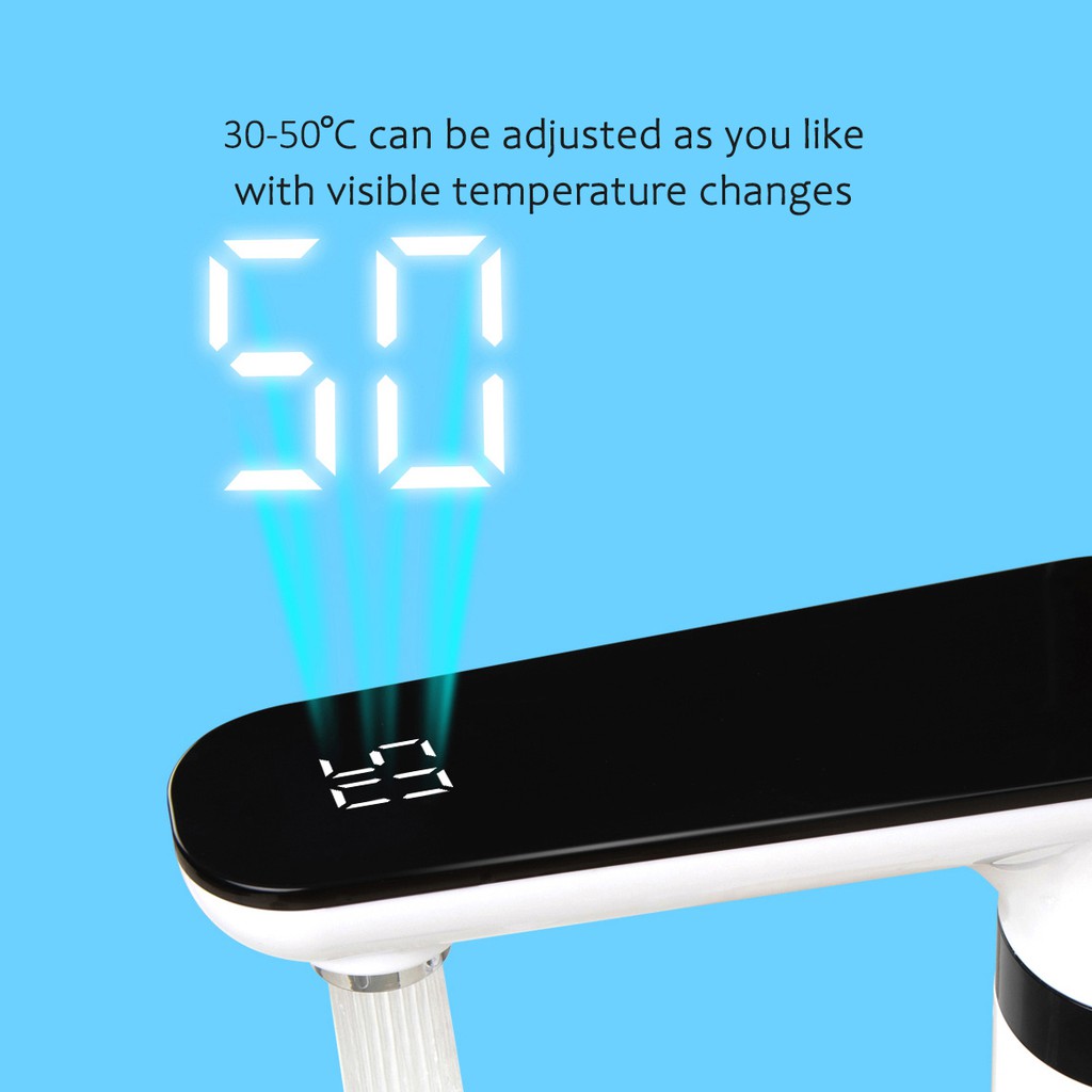 Xiaomi Youpin Xiaoda Vòi Nước Nóng Pro Điều Chỉnh Nhiệt Độ Làm Nóng Tức Thời Cách Điện