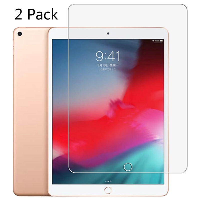 2 Kính Cường Lực 9h Bảo Vệ Toàn Màn Hình Cho Ipad 10.2 10.5 11 Inch 2019 2.5d Pro 11 Air 2 3 Mini 5 4 3 2 2017 2018