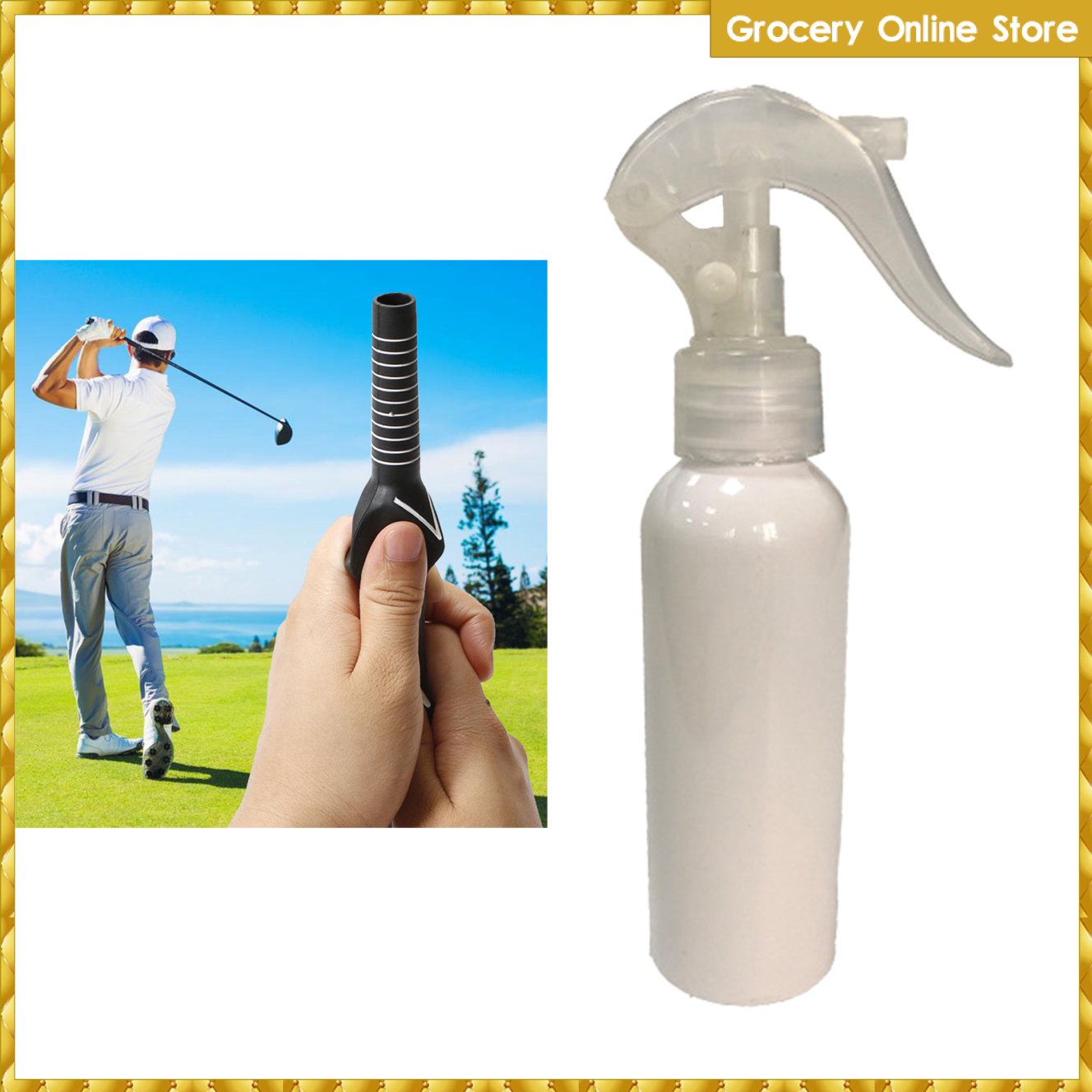 120ml/4OZ Safety Golf Grip Solvent Spraying, Safety Non-Toxic Golf Clubs Iron Driver Wood Shaft Grip Tape Remover Removal Kits Regrip Tool