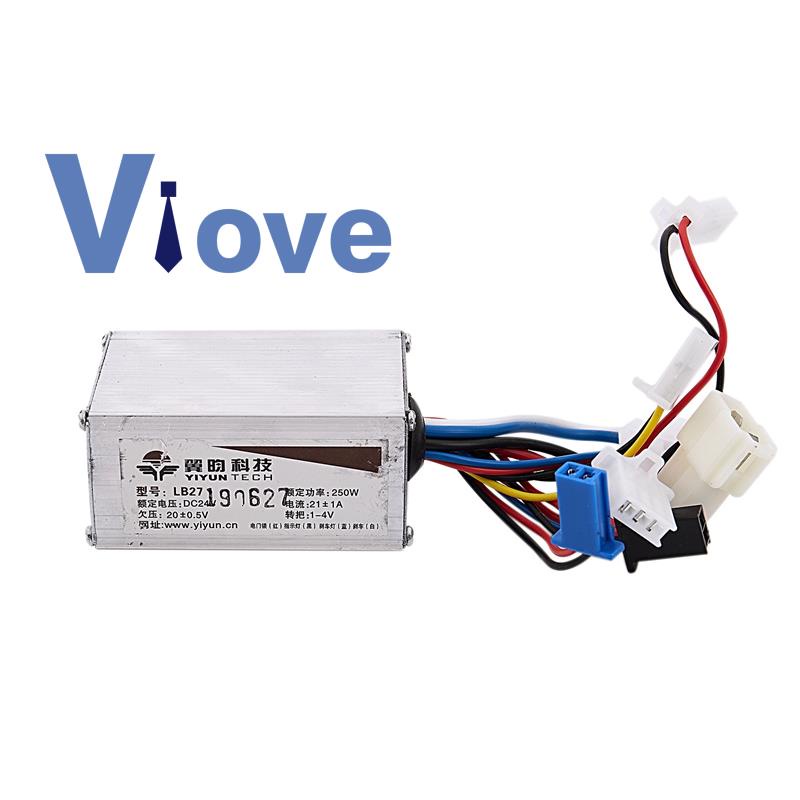 Hộp điều khiển chải động cơ DC 24V 250W cho xe đạp điện