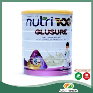 Sữa bột dinh dưỡng cho người tiểu đường NUTRI 100+ Glusure 900g sản phẩm bán chạy nhất thị trường hiện nay