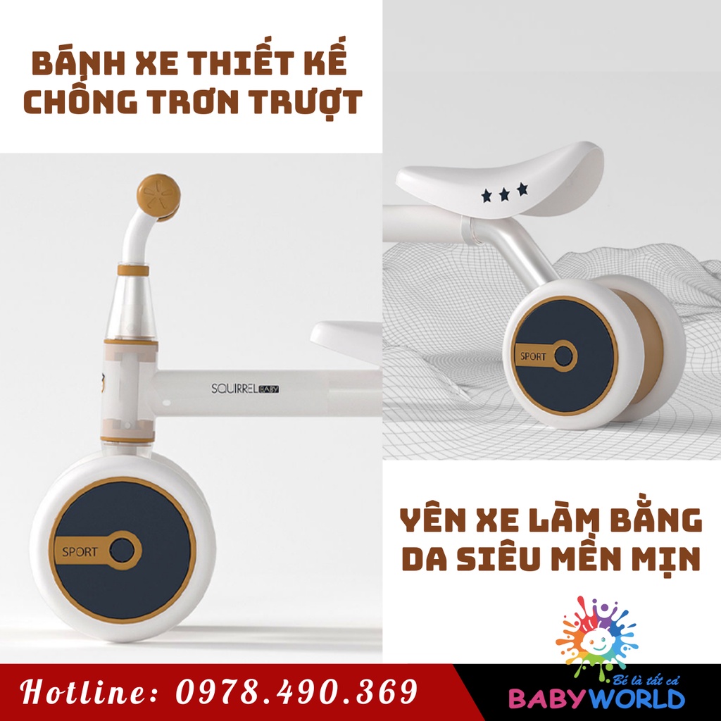 Xe chòi chân cao cấp Sport, bản nâng cấp khung xe thép cacbon cực kỳ chắc chắn, nâng hạ yên siêu bền đẹp