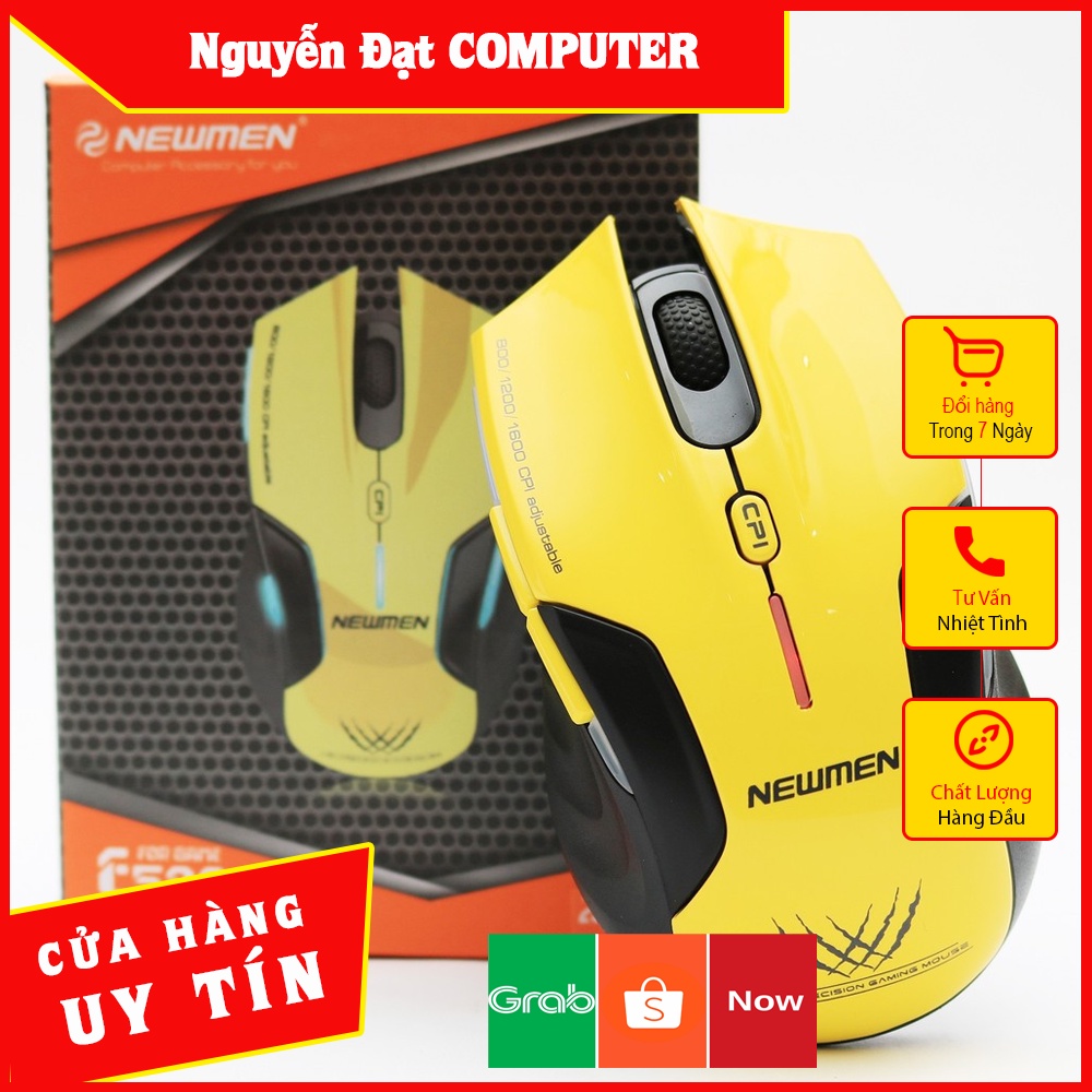 Chuột máy tính có dây Newmen N500 Plus Gaming hàng chính hãng - Bảo hành 24 tháng