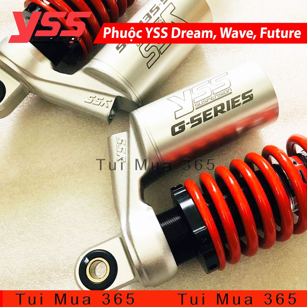 PHUỘC YSS G-SERIES gắn WAWE, DREAM, FUTURE, AXELO, XBIKE mẫu mới 2019