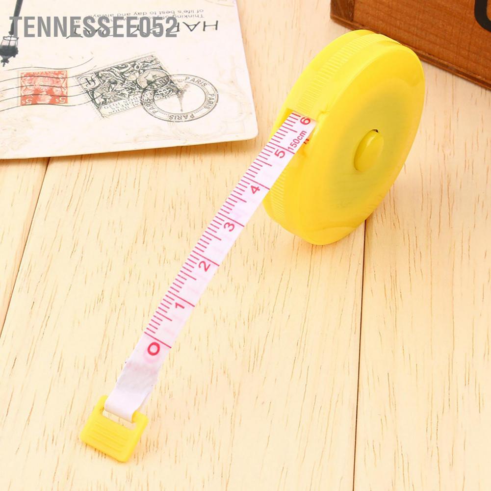 Thước đo vải hoặc cơ 1.5m thể phẳng mềm có thể thu vào