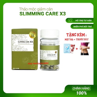 Slimming Care X3 trà giảm cân nhanh cấp tốc giảm béo Viên uống detox thảo mộc không phải thuốc giảm cân