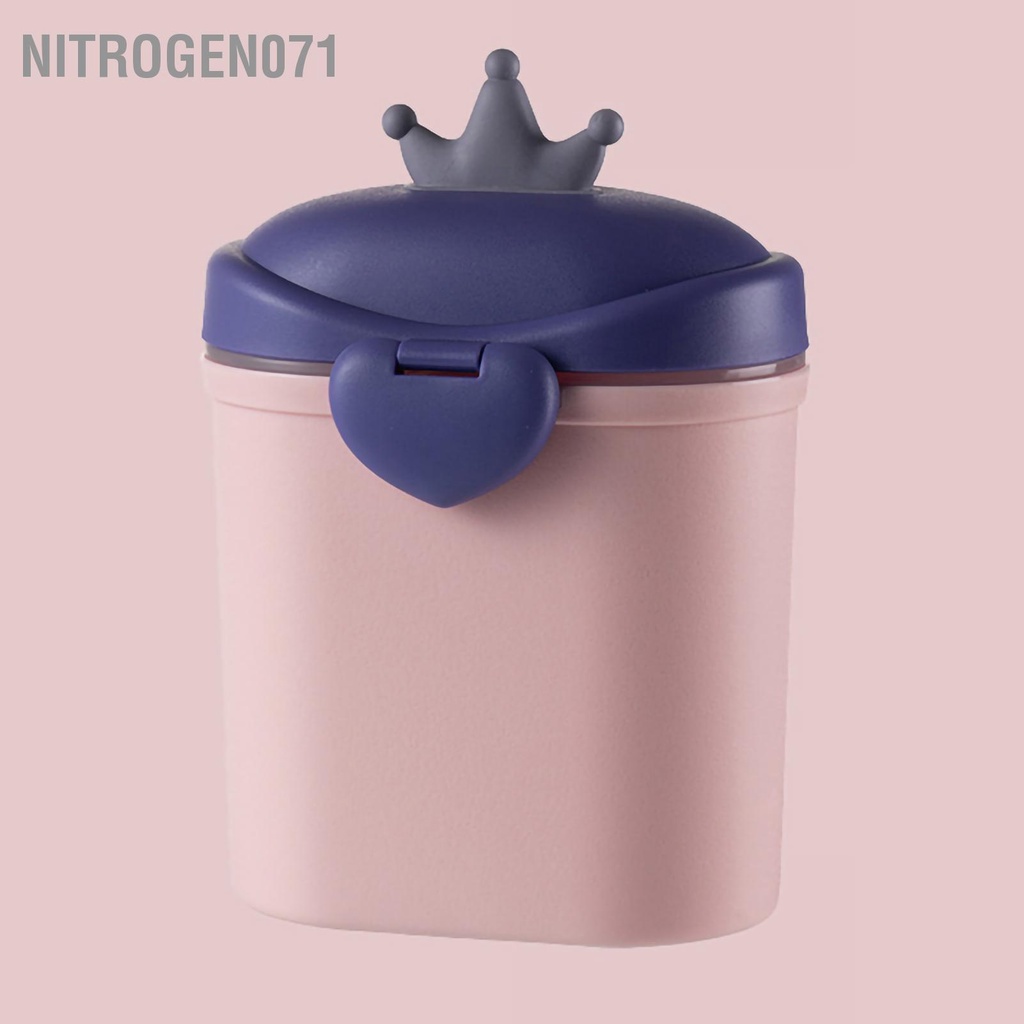 Nitrogen071 Hộp đựng sữa bột, đồ khô hình vương miện cao cấp hãng Baby Crown (có thể tiệt trùng)