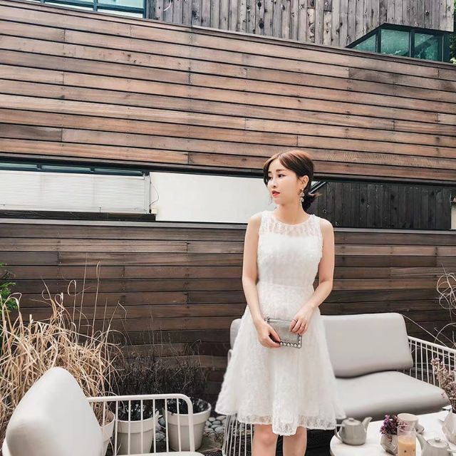 Váy ren trắng công chúa siêu xinh Love&Fire xuất Mỹ (có sẵn)