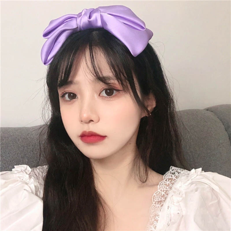 Cài Tóc Đính Nơ Ruy Băng Màu Sắc Cho Bé Gái