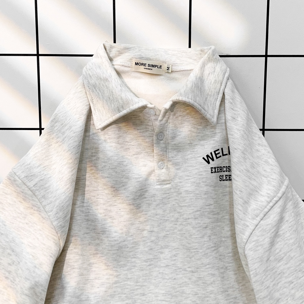 Áo Sweater Nữ Form Rộng WELL Vải Nỉ Bông Phong Cách Ulzzang – Tuni Store