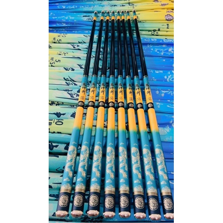 Cần câu tay Thanh Long Kiếm Thần 5H tải cá 10kg tặng ngọn