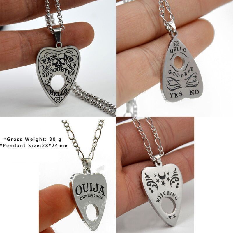 Vòng cổ Mặt Hình Phù Thủy Satanic Phong Cách Punk