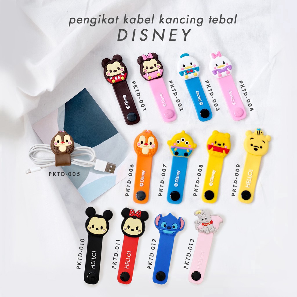 Dụng cụ quấn dây cáp bằng silicone hình hoạt hình dễ thương