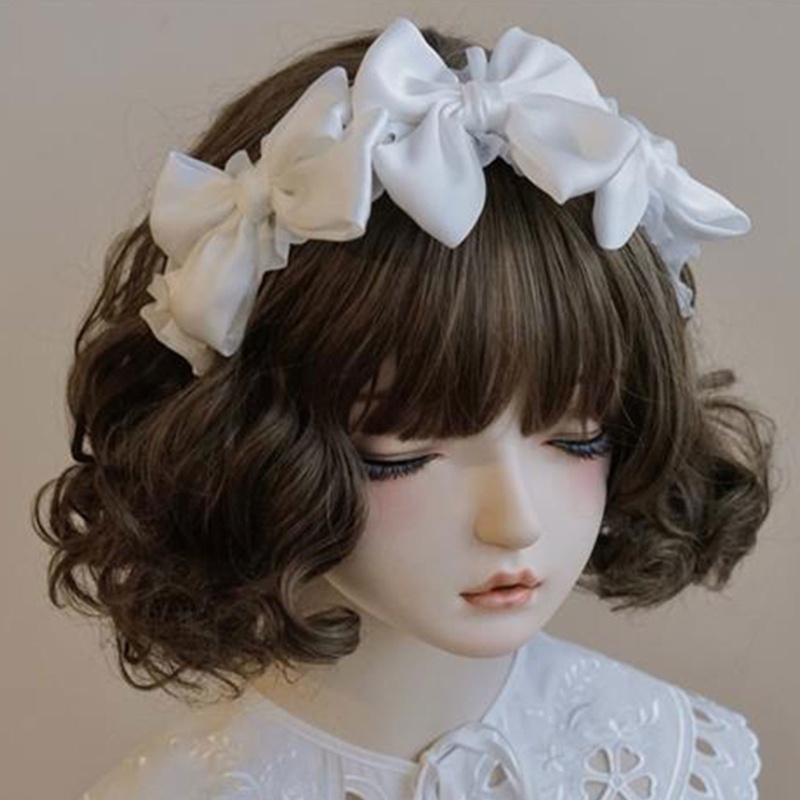 Băng Đô Cài Tóc Đính Nơ Phong Cách Lolita