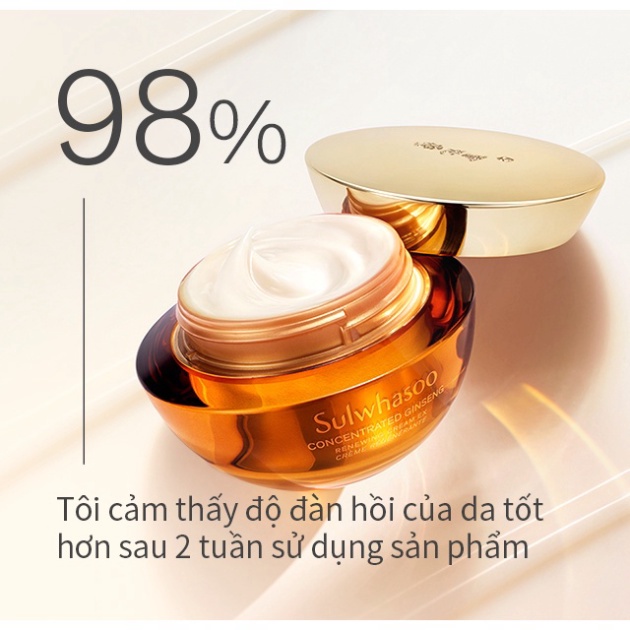 Kem sâm chống lão hoá dưỡng da căng mướt đàn hồi gấp 3 lần SULWHASOO CONCENTRATED GINSENG RENEWING CREAM EX