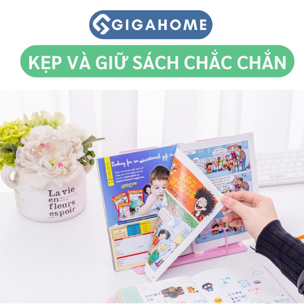 Giá Đỡ Đọc Sách GIGAHOME Chống Cận Thị Cho Bé, Đỡ Điện Thoại, Máy Tính Bảng Loại Lớn 10444