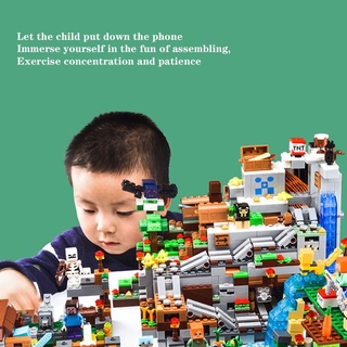 Lego Minecraft Ngôi Làng Puzzle Blocks