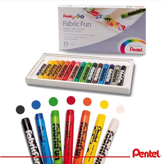 Màu vẽ lên vải PTS15 Pentel