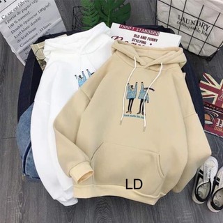 CHUYÊN SỈ Áo hoodie đôi bạn thank you LDM075 MK