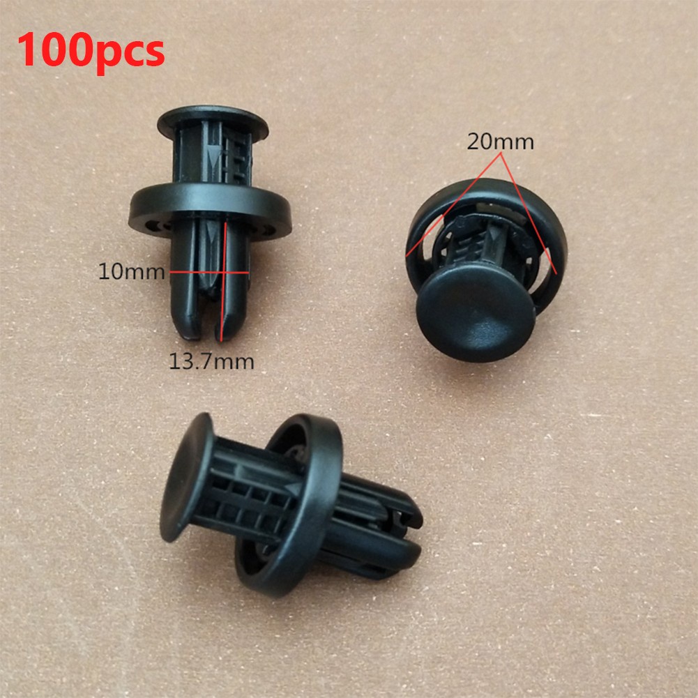 Set 100 Phụ Kiện Kẹp Cản Trước Cho Xe Honda City Civic Accord Crv Jazz