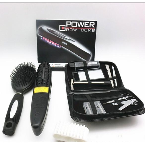 Lược kích thích mọc tóc Laser USA Store Power Grow Comb (Đen) - Home and Garden