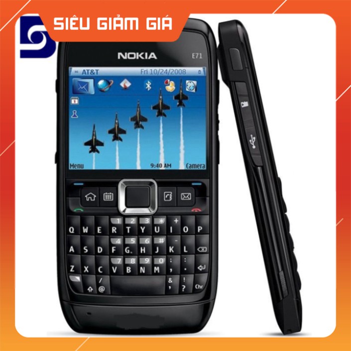 GIẢM TỚI BẾN ĐIỆN THOẠI NOKIA E71 CHÍNH HÃNG SIÊU BỀN-BẢO HÀNH 12THÁNG GIẢM TỚI BẾN