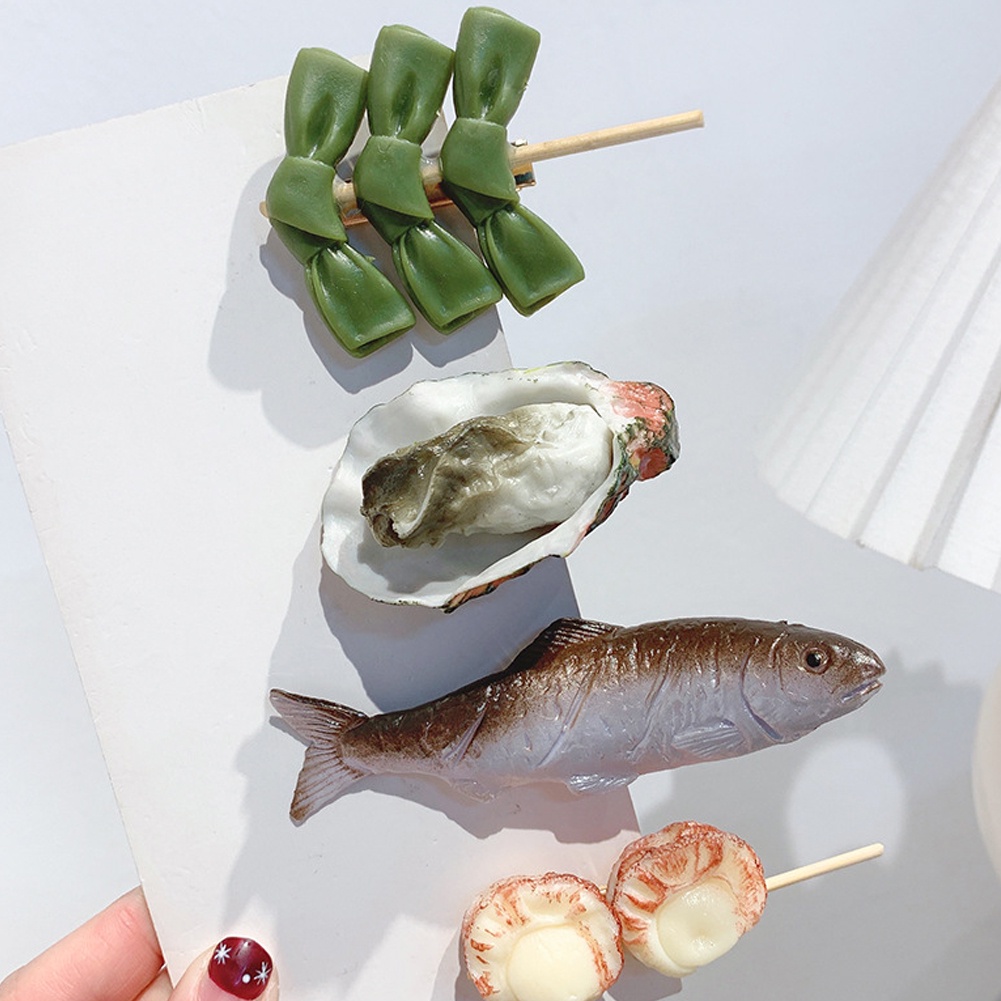 Phụ Kiện Tóc Giả Thực Phẩm Hình Rau Củ Sáng Tạo Vui Nhộn Cho Bé Gái