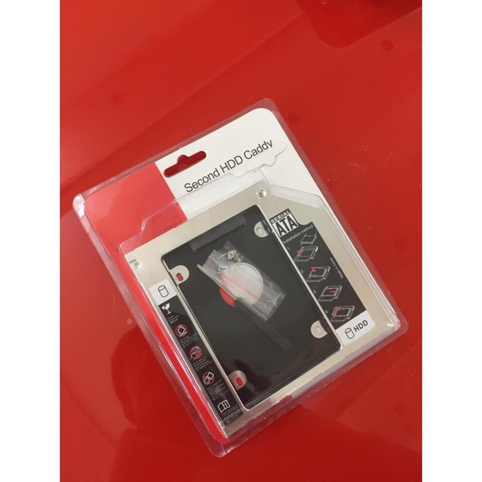 Caddy Bay HDD SSD SATA 3 9.5mm - 12.7mm - Khay Ổ Cứng Thay Thế Ổ DVD | BigBuy360 - bigbuy360.vn