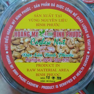 Điều rang muối bình phước hộp 500g