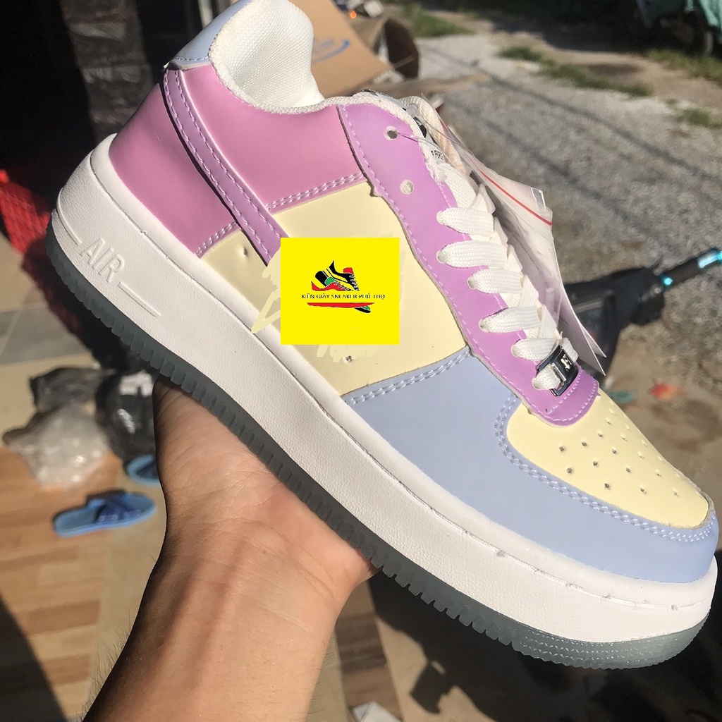 Giày air force 1 AF1 đổi màu đế UV, Giày thể thao nữ đổi màu ngoài nắng cực chất hàng trung