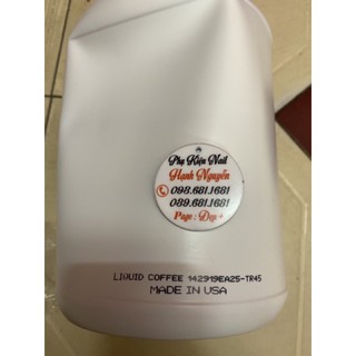 500ml,1 Lit Liquid Tím Mỹ cofee nặn hoa - EMA đắp phom móng