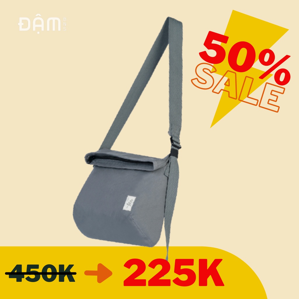 [Mã BMBAU50 giảm 7% tối đa 50K đơn 99K] Túi đeo chéo ĐẬM BNS - Tiểu Light (Xám)