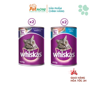 Pate dành cho mèo dạng lon Whiskas 400g