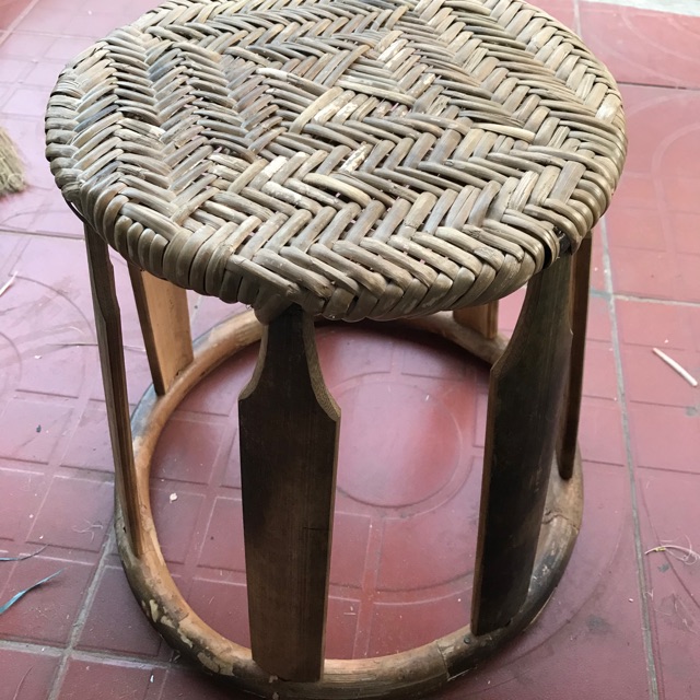 Ghế Mây Đan Thủ Công cao 30cm