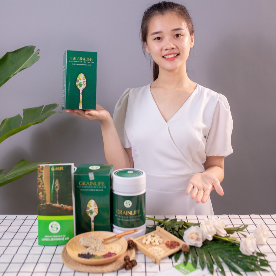 Ngũ Cốc Dinh Dưỡng Long Liên CAO CẤP Hộp 500g, Ngũ Cốc Tăng Cân Cho Người Gầy,100% Nguyên Liệu Hữu Cơ Từ Thiên Nhiên | BigBuy360 - bigbuy360.vn