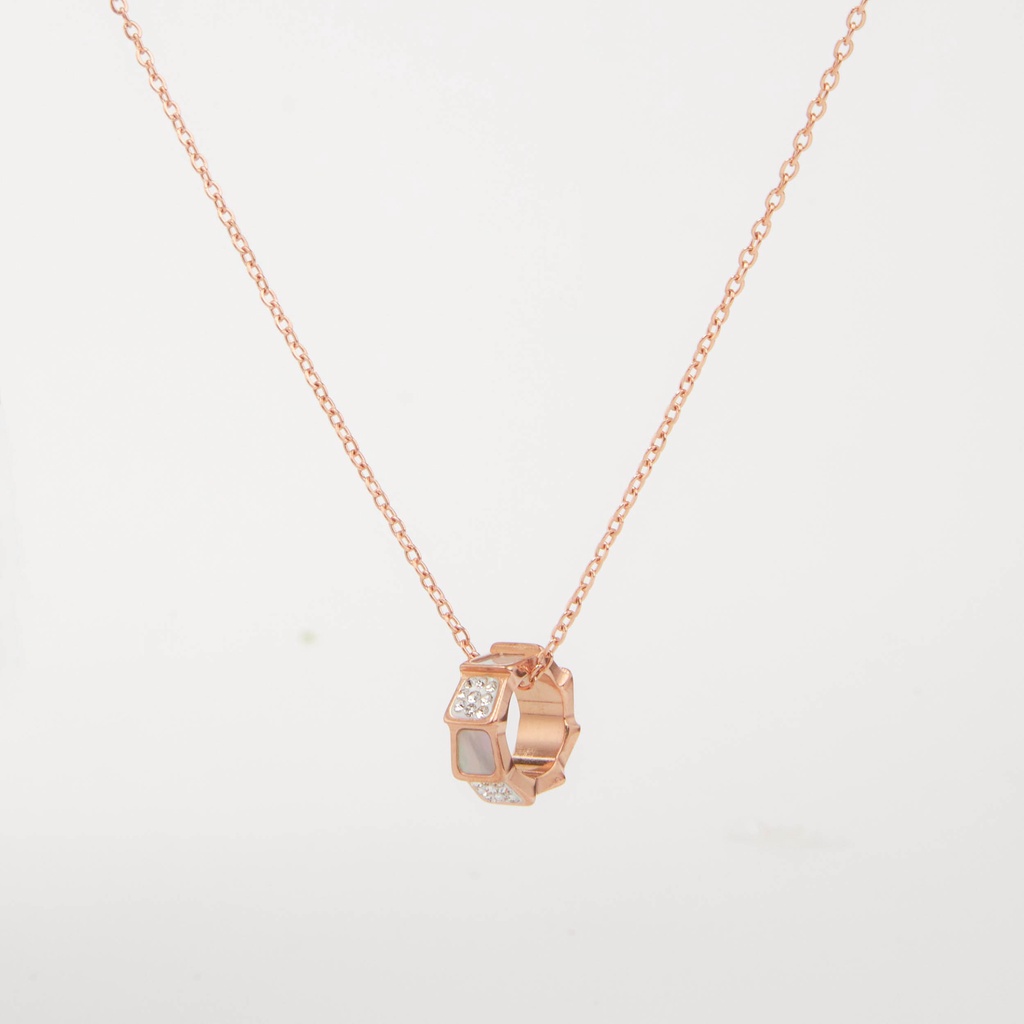 Dây chuyền nữ CDE Serpenti Viper Necklace Rose Gold CDE6013