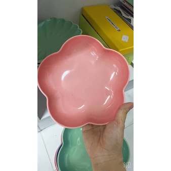 Đĩa hoa 5 cánh sâu lòng lc, size 20cm cực xinh