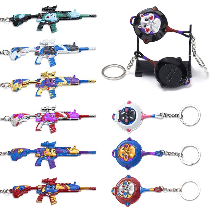 Móc Khóa PUBG Skin Hamster Grey