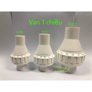 Van 1 chiều ống đỏ upvc