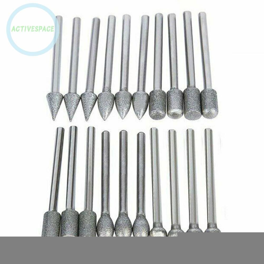 Bộ mũi khoan gỗ đánh bóng cắt mài gạch men/kính/đồ gỗ mạ điện màu bạc 120 Grit