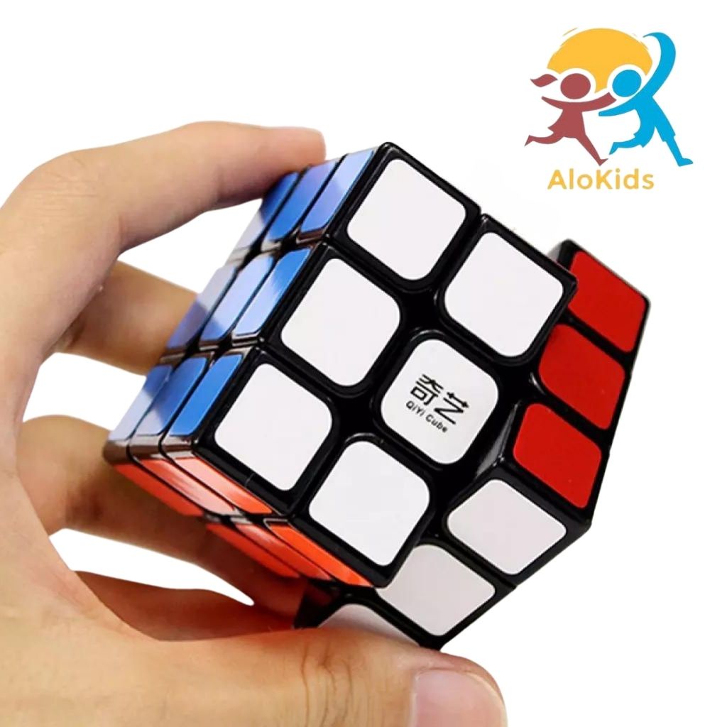 Rubik 3x3 Alokidstb, Rubic Khối Lập Phương Xoay Nhanh Mượt Trơn, Lõi Cứng Cáp, Bền, Đồ Chơi Trí Tuệ Cho Bé