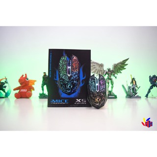 MOUSE GAMING IMICE X5 DÂY DÙ – LED 7 MÀU (CÓ HÌNH THẬT SHOP TỰ CHỤP)