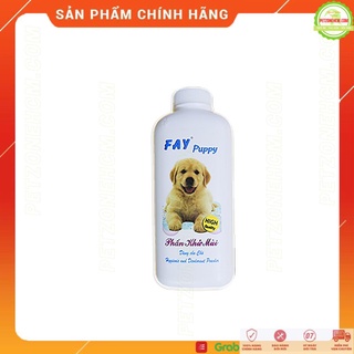 Phấn khử mùi cho chó 💥 FREESHIP 💥Khử Mùi Fay Puppy 250g dùng tắm khô không cần nước
