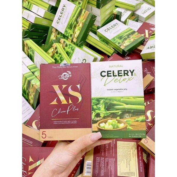 [Chính Hãng] Mua 1 hộp Socola giãm cân 5viên tặng 1 hộp thạch Detox